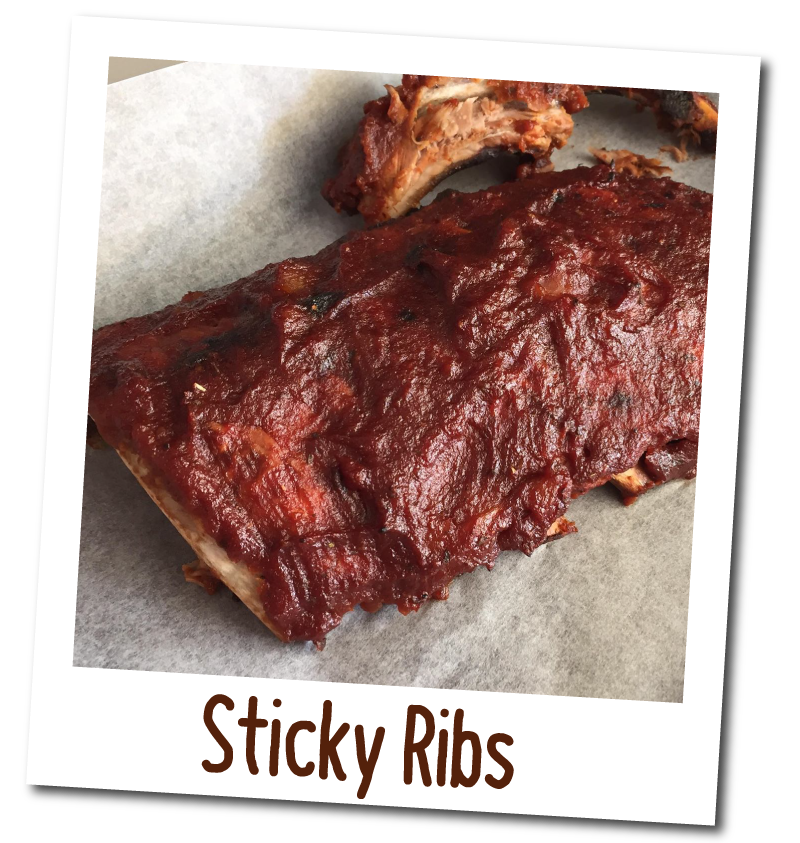 Eat Well Cookbook -Sticky Ribs